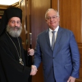 Συνάντηση ΚωνσταντίνουΤασούλα με τον Αρχιεπίσκοπο Αυστραλίας