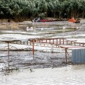 Ολόκληρα χωράφια «χάθηκαν» κάτω από τα νερά της βροχής
