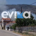 Χωρίς ενεργό μέτωπο η φωτιά στην Εύβοια - Eστάλη μήνυμα από το 112