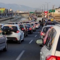 Αυτοκίνητα κολλημένα στην κίνηση στη Λεωφόρο Κηφισού