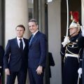 Ο Κυριάκος Μητσοτάκης και ο Εμμανουέλ Μακρόν σε παλαιότερη συνάντησή τους στο Παρίσι
