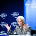 H Kριστίν Λαγκάρντ κατά το Παγκόσμιο Οικονομικό Φόρουμ του Νταβός