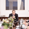 Ο Κυριάκος Μητσοτάκης στο Υπουργικό Συμβούλιο