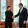 Κυριάκος Μητσοτάκης και Βολοντίμιρ Ζελένσκι