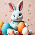 Πασχαλινά αυγά και λαγουδάκι