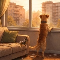 Πώς σκέφτεται ένας σκύλος όταν μένει μόνος στο σπίτι — και τι σημαίνει το περίφημο «άγχος αποχωρισμού»