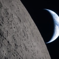 Αποστολή Artemis II: Η Σελήνη με φόντο τη Γη