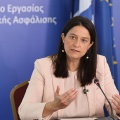 Η υπουργός Εργασίας, Νίκη Κεραμέως
