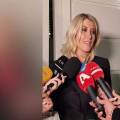 Δηλώσεις από τη Σία Κοσιώνη σε δημοσιογράφους μετά το τελευταίο δελτίο ειδήσεων για τον ΣΚΑΪ