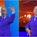 Eurovision 2026: Viral η διερμηνέας του BBC που χόρευε με πάθος το «Jalla» της Κύπρου 