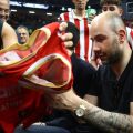 Ο Βασίλης Σπανούλης βρέθηκε στο Telekom Center Athens για να παρακολουθήσει από κοντά το Final Four της EuroLeague.