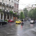 Βροχή στο κέντρο της Αθήνας