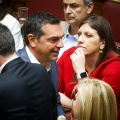 Ζωή Κωνσταντοπούλου και Αλέξης Τσίπρας