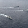Φρεγάτες και άλλα πολεμικά πλοία σε ναυτικά γυμνάσια