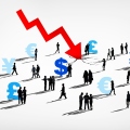 economic collapse illustration