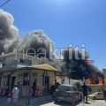 Φωτιά στο Ηράκλειο Κρήτης: Μήνυμα 112 στους κατοίκους