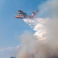 Canadair επιχειρεί για την κατάσβεση φωτιάς