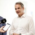 Αιχμές Μητσοτάκη για Σαμαρά: Ο Κωνσταντίνος Μητσοτάκης εγκαινίασε τη γέφυρα Χαλκίδας πριν πέσει όπως έπεσε