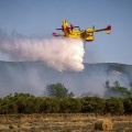 Καναντέρ επιχειρεί για την κατάσβεση φωτιάς 
