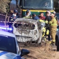 Απανθρακωμένη σορός μέσα σε αυτοκίνητο στα Σπάτα