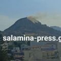 Σαλαμίνα: Οριοθετήθηκε μέσα σε 30 λεπτά η πυρκαγιά στον Προφήτη Ηλία