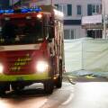 Πυροσβεστικό όχημα στην Ελβετία στον τόπο πυρκαγιάς