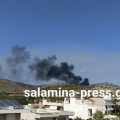 Φωτιά στο Ελληνικό Σαλαμίνας: Εκκενώνονται δύο περιοχές - Μηνυμα 112 στους κατοίκους