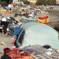 Νέα ένταση στη Θέουτα: Διαδηλωτές έβαλαν φωτιά σε καταυλισμό προσφύγων