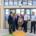 Ο Κυριάκος Μητσοτάκης και η Σοφία Ζαχαράκη στο 1ο Ειδικό Σχολείο Καισαριανής