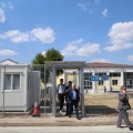Ο χώρος στη Λάρισα όπου γίνεται η δίκη για τα Τέμπη