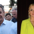 Κυριάκος Μητσοτάκης και Ιωάννα Τούνη