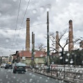 Βρεγμένο τζάμι αυτοκινήτου