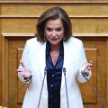 Μπακογιάννη: Καμία δύναμη εκτός του ελληνικού λαού δεν αποφασίζει ποιος θα κυβερνήσει τη χώρα