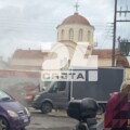 Φωτιά σε λεωφορείο στην Κρήτη