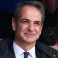 Ο πρωθυπουργός Κυριάκος Μητσοτάκης στη στρατιωτική παρέλαση της Θεσσαλονίκης για την 28η Οκτωβρίου