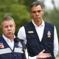Ο πρωθυπουργός της Ισπανίας Πέδρο Σάντσεθ στον τόπο της σιδηροδρομικής τραγωδίας