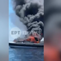 Φωτιά σε ταχύπλοο με τέσσερις επιβάτες στη Βουλιαγμένη