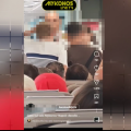 Στιγμιότυπο από αναστάτωση στο εσωτερικό πτήσης