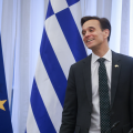 Ο Τζος Χακ ανέλαβε και επίσημα ως επιτετραμμένος την ηγεσία της Διπλωματικής Αποστολής των ΗΠΑ στην Ελλάδα © Costas Baltas/Anadolu via Getty Images
