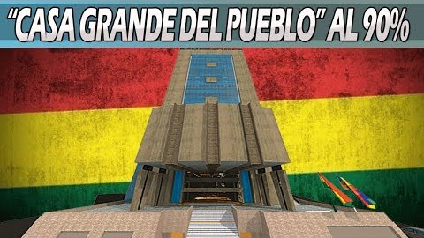 Edificio Boliviano "Casa Grande Del Pueblo" Está al 90%