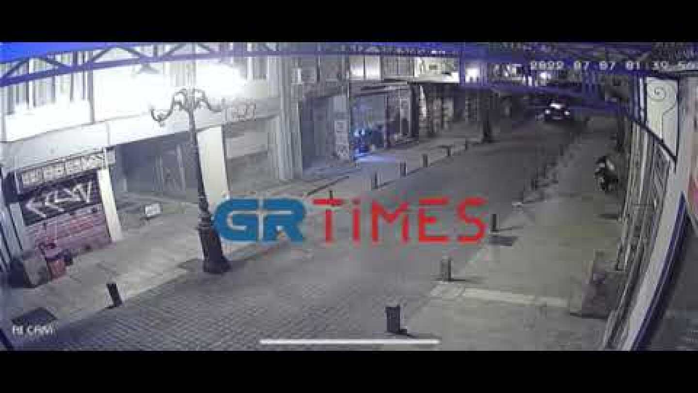 Βίντεο από κλοπή σε κοσμηματοπωλείο στο κέντρο της Θεσσαλονίκης