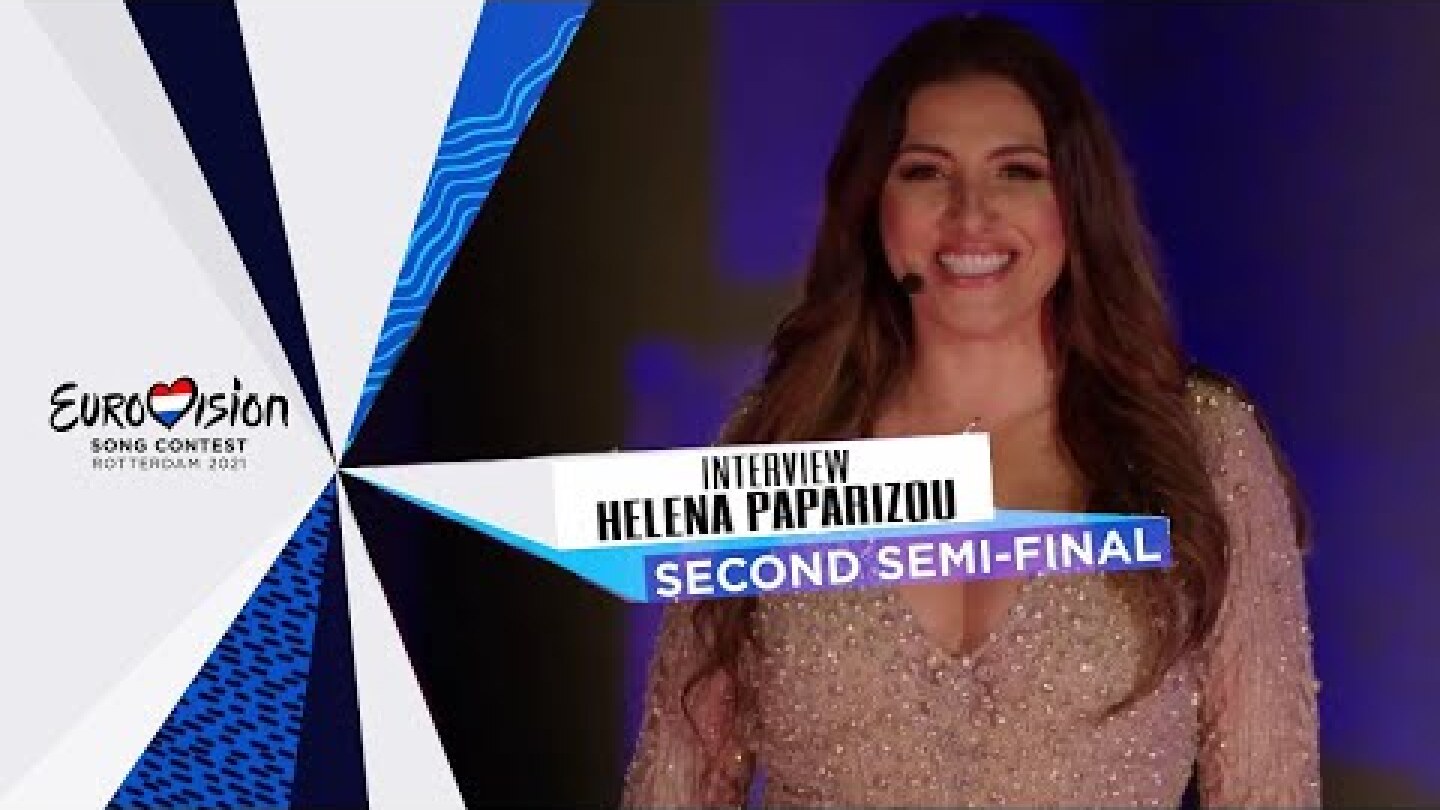 Helena Paparizou - INTERVIEW - Second Semi-Final - Eurovision 2021
