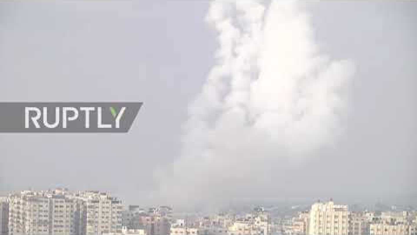 State of Palestine: Hamas militants fire rockets from Gaza towards Jerusalem