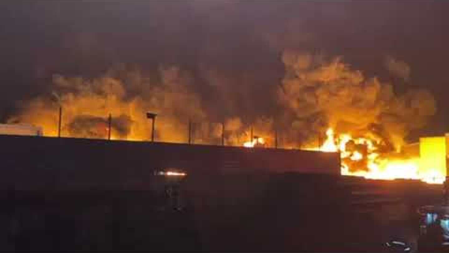 Φωτιά σε εργοστάσιο πλαστικών - Ασπρόπυργος (06/06/2022)