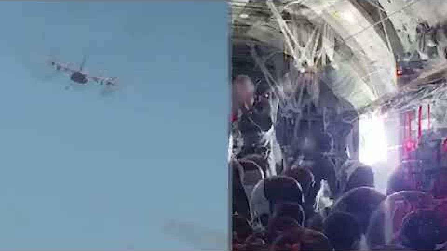 Έλληνας αλεξιπτωτιστής κρεμάστηκε με αλεξίπτωτο στο C-130 σε άσκηση