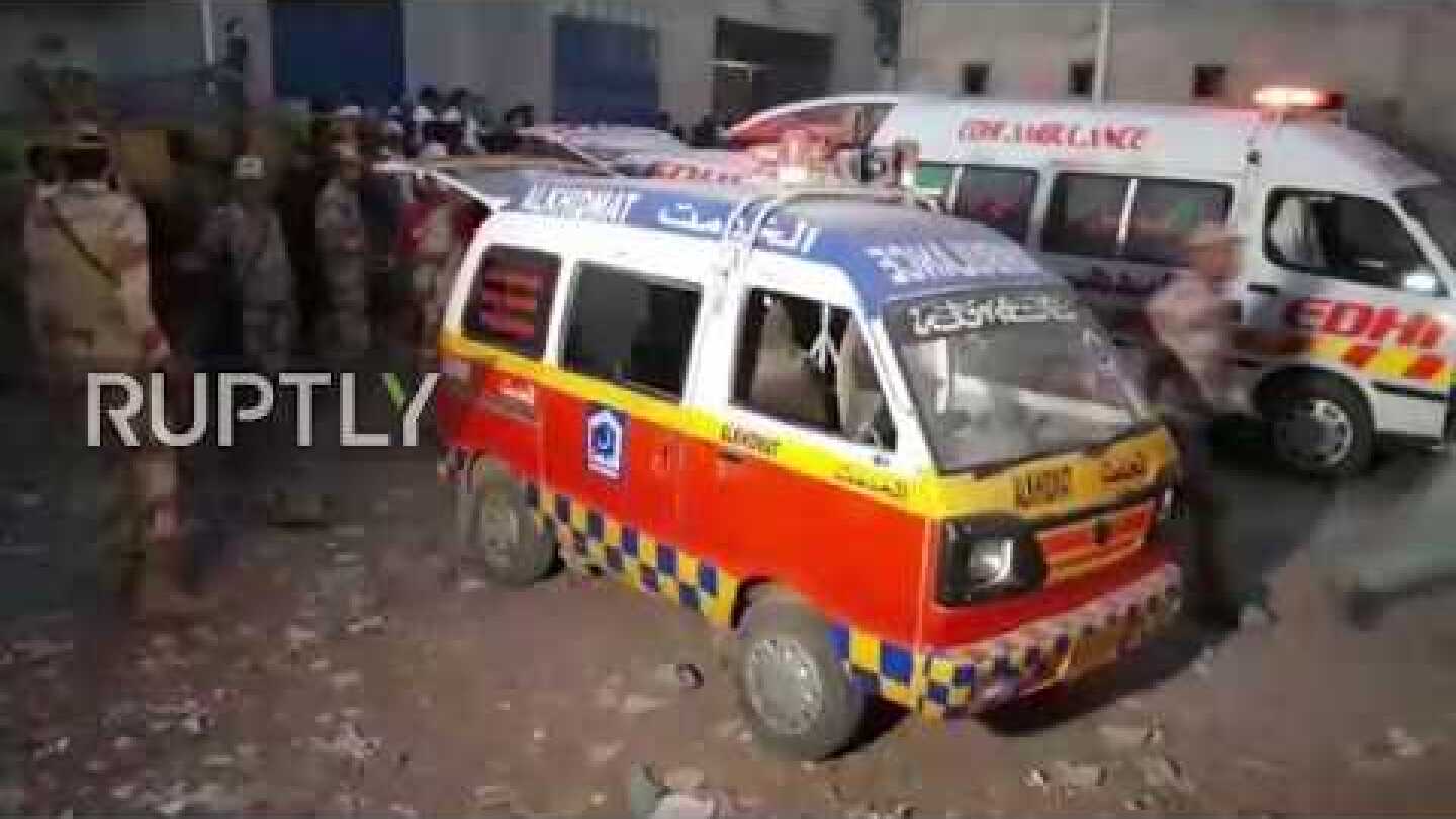 Pakistan: At least 12 dead after warehouse roof collapse