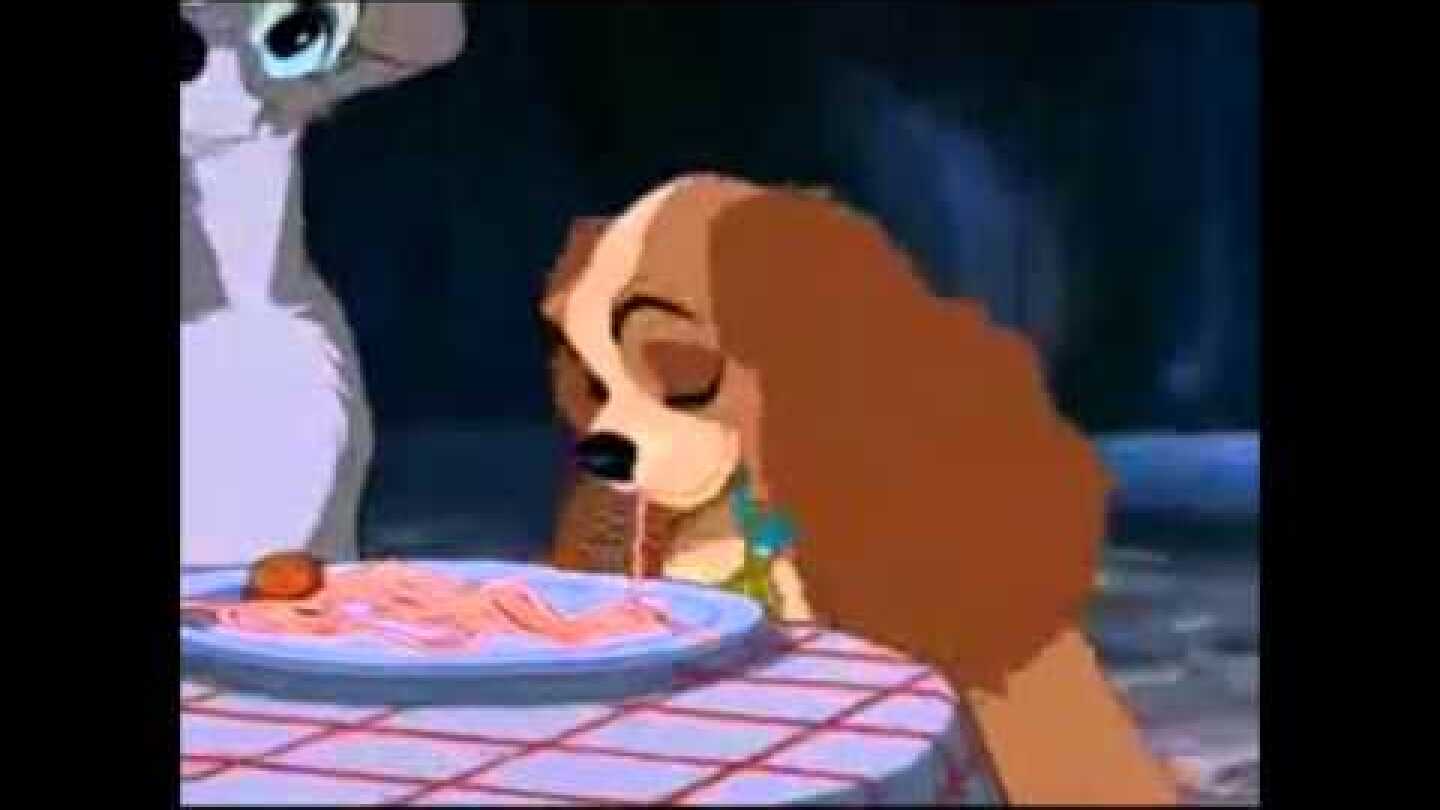 Lady & the Tramp - The Kiss Scene