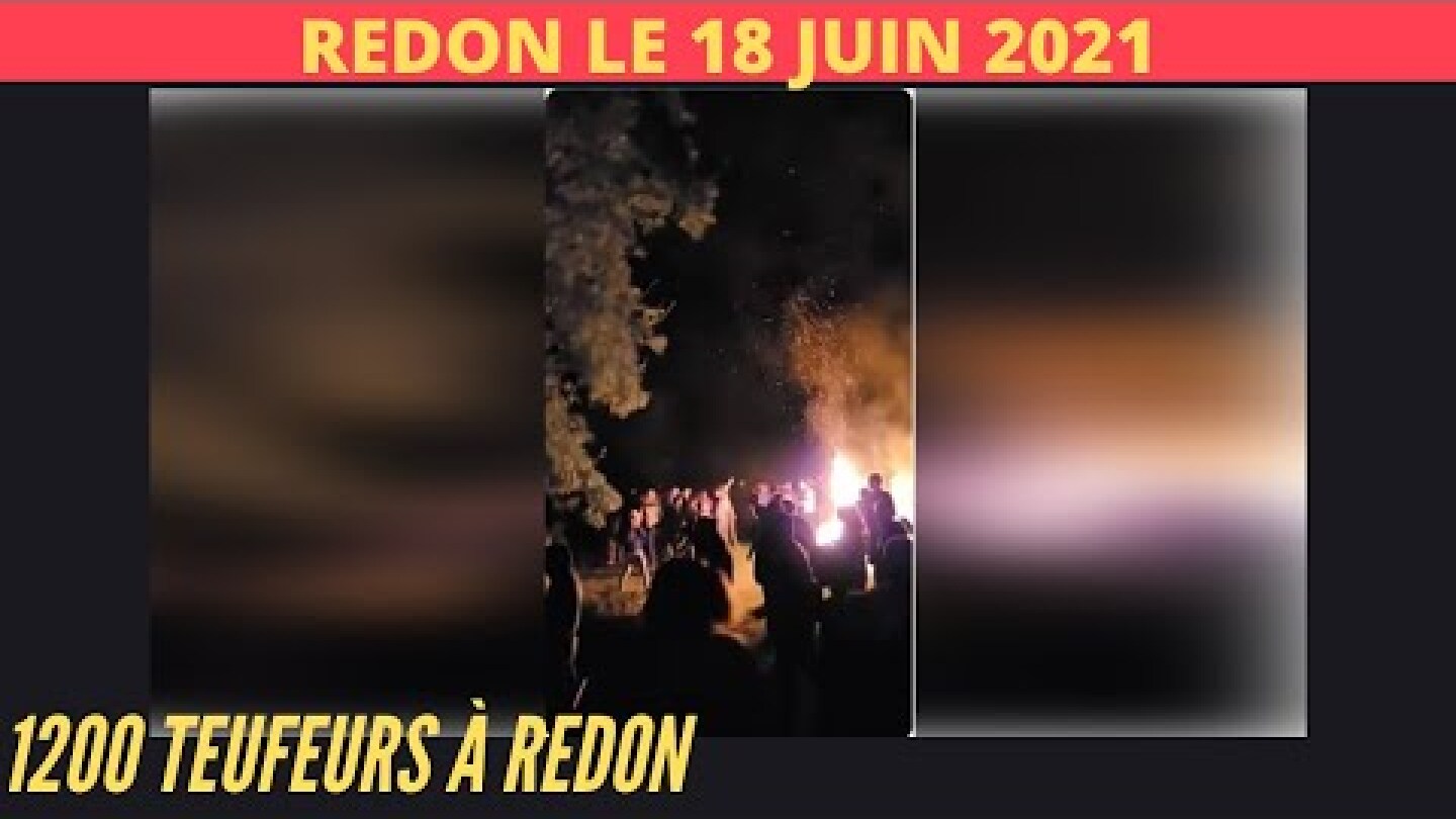1200 teufeurs à la rave party de Redon le 18 juin 2021