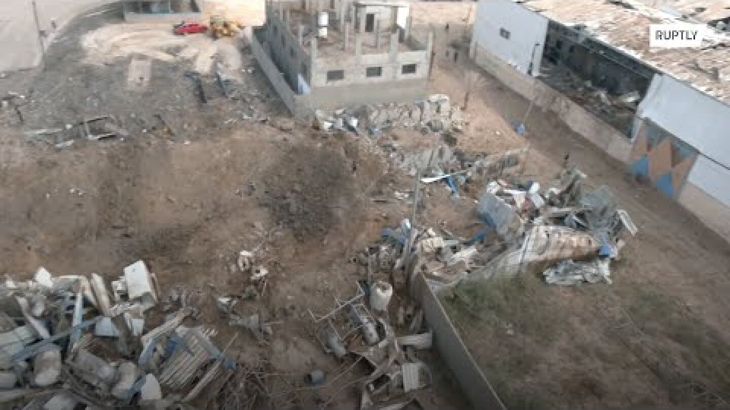 Destruction in Ashkelon and Gaza after Israel and Hamas exchange fire