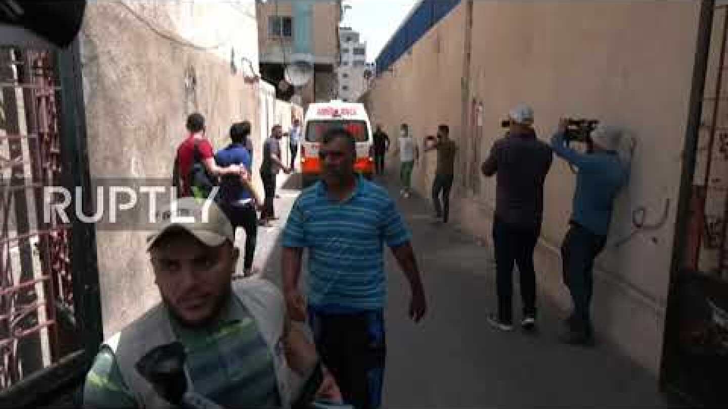 State of Palestine: Ambulances evacuate injured in aftermath of Israeli airstrikes